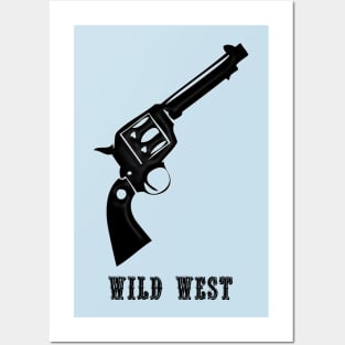 Western Era - Wild West Colt Revolver Posters and Art